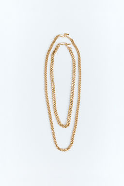 PACK OF 2 CHAIN LINK NECKLACES