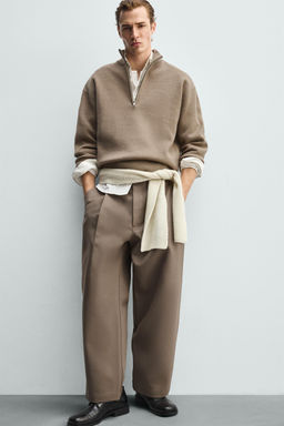 JERSEY CUELLO CREMALLERA / Beige - Zara фото 7