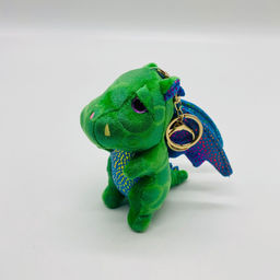 Мягкая игрушка брелок Дино с цветными чешуйками 13 см в ассортименте - Storyland фото 4