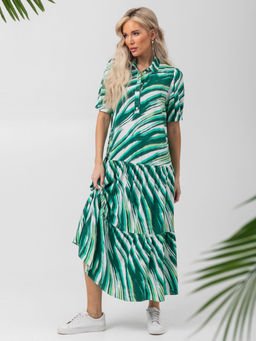 Платье ярусное из вискозы - Marchello marchellini фото 2