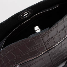 Сумка-тоут на молнии, цвет серый - Simaland фото 3