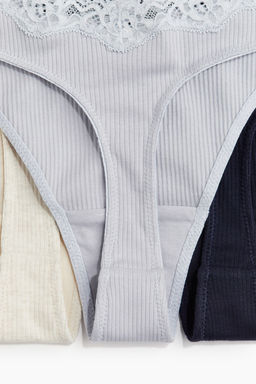 Pack de 3 bragas Thong de algodon - H&m фото 8