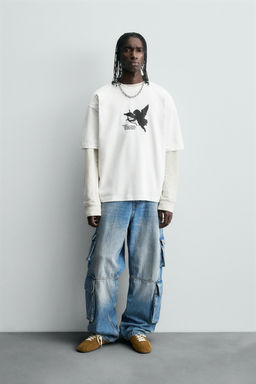 RUBBERISED PRINT T-SHIRT