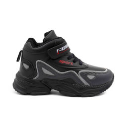 Высокие подростковые кроссовки А8981-5 черные - Sport фото 2