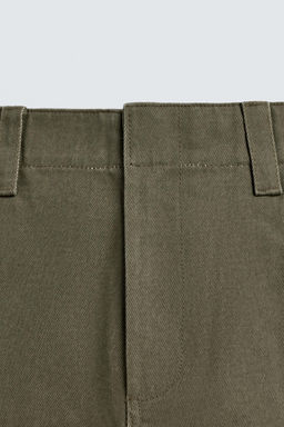 PANTAL?N CHINO TRABILLAS RELAXED FIT / Khaki - Zara фото 8