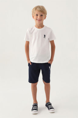 Кремовый пижамный комплект для мальчика - U.s. polo assn фото 3