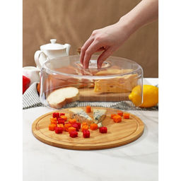 Маслёнка - сырница Доляна, d=28 см, бамбук  фото 3