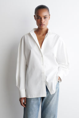 CAMISA REDONDEADA DE ALGOD?N PIMA - H&m фото 5