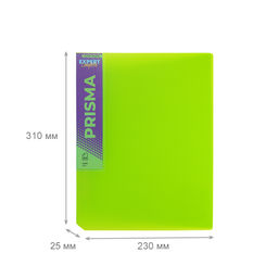 Expert Complete PRISMA NEON Папка на 4 О-кольцах A4 700 мкм 25 мм эффект 3D 4 шт. d - 17 мм лайм EC211400021