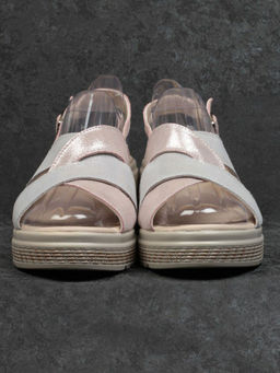 08-EDT60651-20B100M WHITE/GREY Босоножки (натуральная кожа) - Фабричный китай фото 8