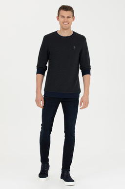 U. S. Polo Assn / Мужской темно-синий свитшот - U.s. polo assn фото 18