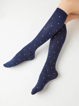 gamb. MICRO POIS 70 гольфы (горошек)! - blu scuro - Minimi фото 3