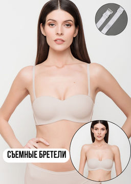 Бюстгальтер Lauma 92H36 Серебристый пион