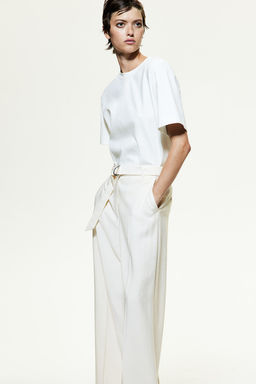 Pantalon amplio con cinturon - H&m фото 3