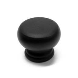 Ручка-кнопка мебельная CAPPIO, d=38 мм, вес 60 г, чёрный, 8 шт. TMP .