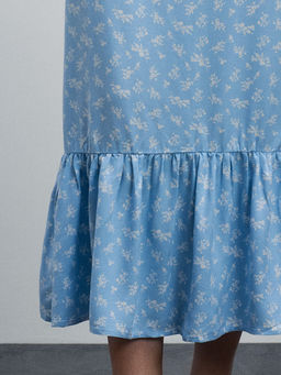 Юбка миди с воланом / Zarina  фото 5