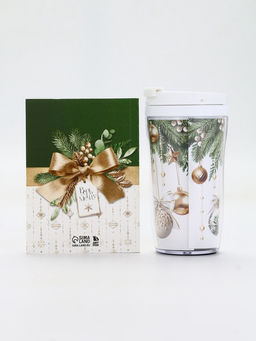 Подарочный набор: ежедневник А6 80 листов и термостакан 250 мл "Пусть мечты сбываются"