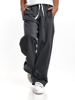 Брюки с лампасом 22-6009 графит