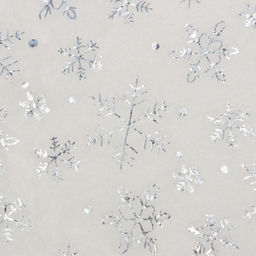 Плед с рукавами «Этель» «Серебряные снежинки» 150×200 см,100% п/э, корал-флис 220 г/м²