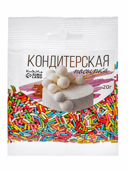 Цена за 3 шт. Посыпка сахарная декоративная Микс, разноцветная, 20 г - Кондимир фото 3