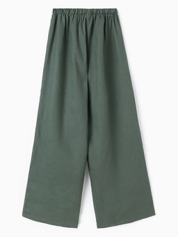 Брюки женские oversize MINAKU: MINAKU: Safari цвет зеленый, размер 50