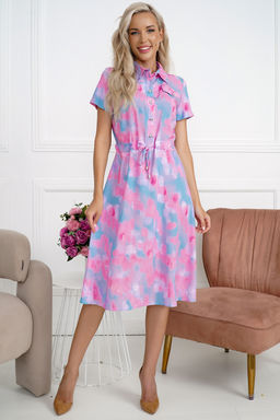 Платье Open Style 6861 розовый