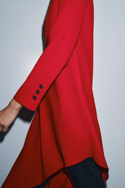 ZW COLLECTION ASYMMETRIC LONG DRESS - Zara фото 6