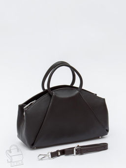 Сумка женская кожаная 1126M coffee Polina&Eiterou