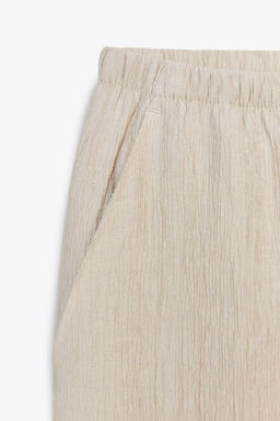 WIDE-LEG TROUSERS WITH ELASTIC WAISTBAND - Zara фото 19