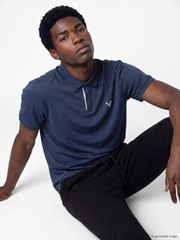 Polo Yaka Nak??l? Erkek Spor Ti??rt