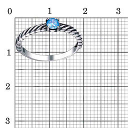 КОЛЬЦО 24814130Ак - Красная пресня фото 2
