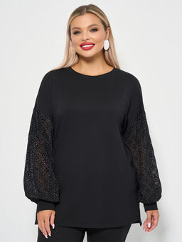 Джемпер 0269-1с_У чёрный сапфир