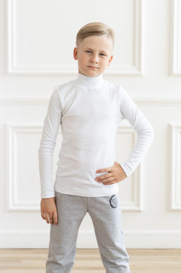 Брюки детские серый меланж скейт