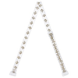 Бретели (пара) Gamma BR-1036 в пакете 10 мм 10 пар СК/Распродажа под золото