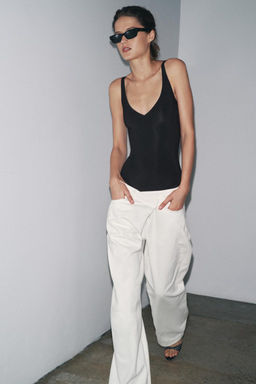 STRAPPY POLYAMIDE BODYSUIT - Zara фото 16