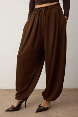 Siyah Soft Touch Havuc/Salvar Kal?p Esnek Orme Esofman Alt? Pantolon TWOAW25EA00001 - Trendyolmilla фото 8