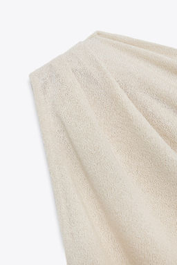ASYMMETRIC CUT-OUT KNIT TOP - Zara фото 7