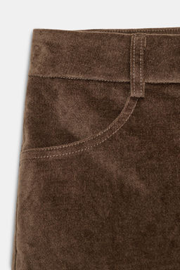 SUEDE EFFECT MINI SHORTS - Zara фото 7