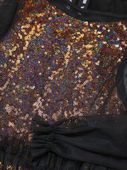 Комплект с платьем,юбкой бронзовый,черный 204214906 - Nota bene фото 7