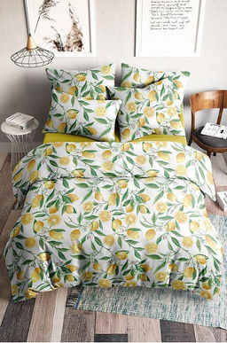 Постельное белье из поплина, 2,0 сп с европростыней, наволочки 70*70 Ночь Нежна