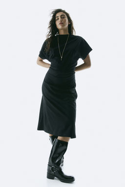 Vestido de punto con cintura fruncida - H&m фото 2