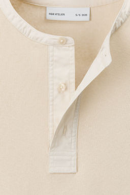 Camiseta panadera en mezcla de lino Loose Fit - H&m фото 4