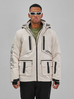 Горнолыжный костюм мужской зимний белого цвета 394Bl - Leifensh фото 13