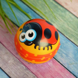 Цена за 20 шт. Мяч детский мягкий Насекомые, 4.5 см, МИКС - Simaland фото 2