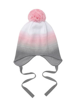 Шапка с завязками д/дев. Лея