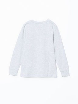 Bisiklet Yaka Barcelona Bask?l? Erkek ?ocuk Pijama ?st - Waikiki фото 3