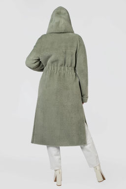 Пальто женское демисезонное (пояс) в составе ШЕРСТЬ - El podio фото 4