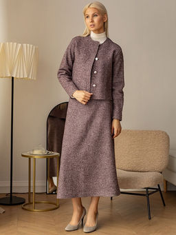 шерсть 40%, вискоза 60% юбка - Волтри фото 8