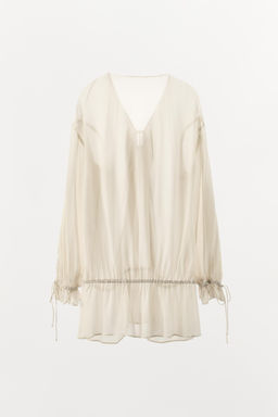 SEMI-SHEER FLOWING TOP - Zara фото 5