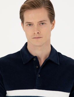 Темно-синяя футболка узкого кроя - Cacharel фото 2